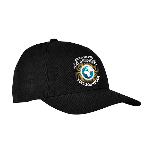 CASQUETTE "ECLAIRER LE MONDE" - NOIR
