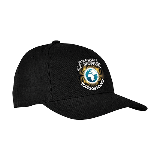 CASQUETTE "ECLAIRER LE MONDE" - NOIR